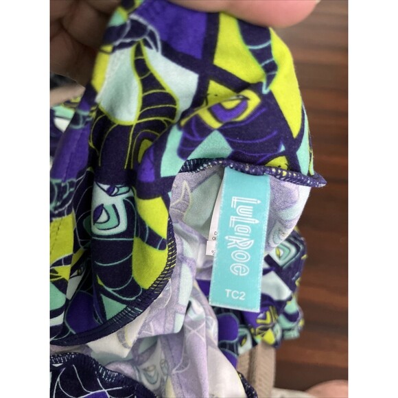 Lularoe Disney Evil Queen Maleficent Leggings Size TC2 - Picture 4 of 4